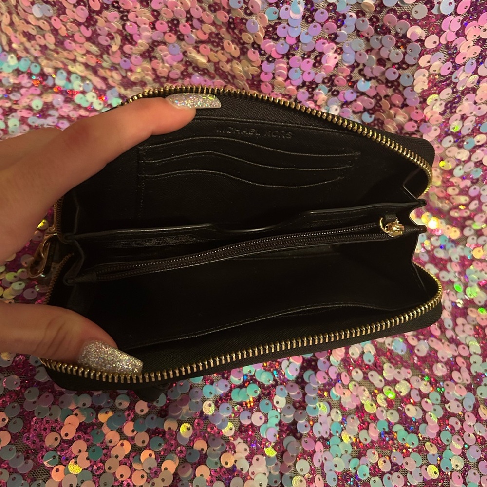 Michael Kors Black Wristlet Wallet - Picture 5 of 10